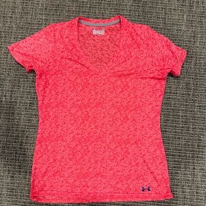 Under Armour Pink Semi-Fitted Short Sleeve Tee